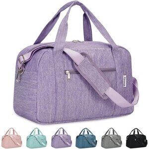 Small Duffel Bag for Traveling, Purple